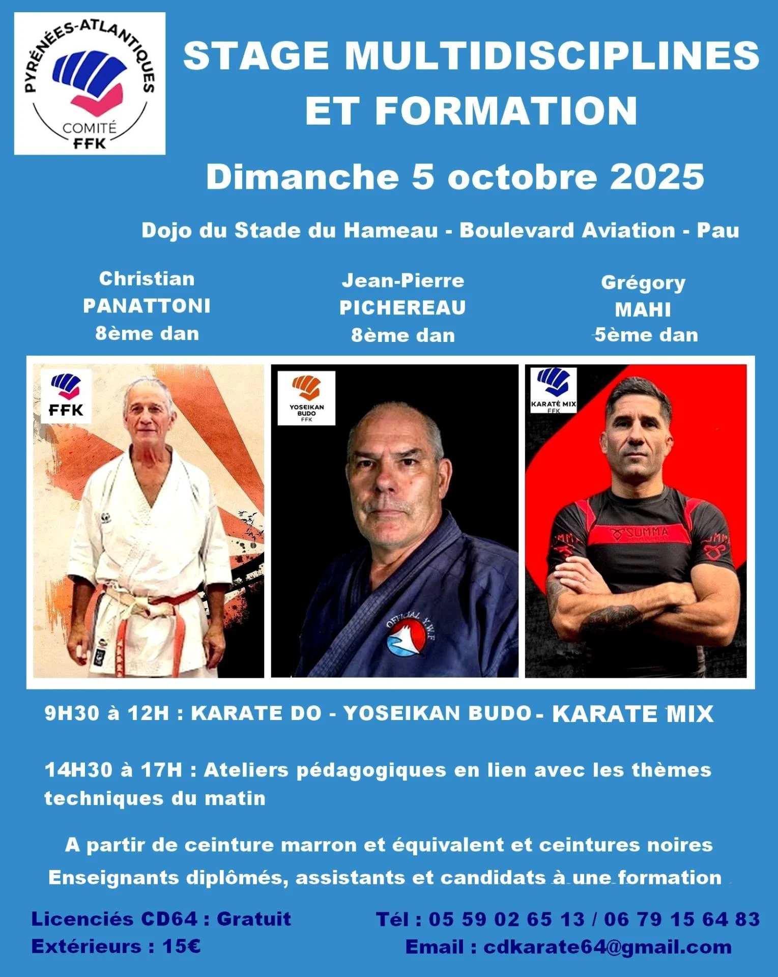 20251005-FFK64-stage multidisciplines et formation-Pau